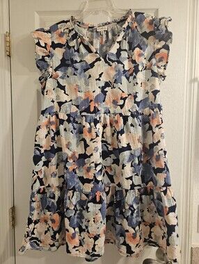 Women's Floral Wonderly Mini Dress